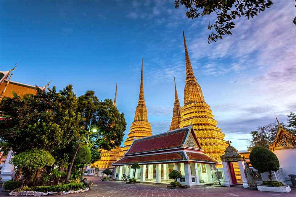 l'architecture de Wat Pho