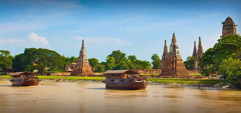 faire le trajet bangkok ayutthaya en bateau