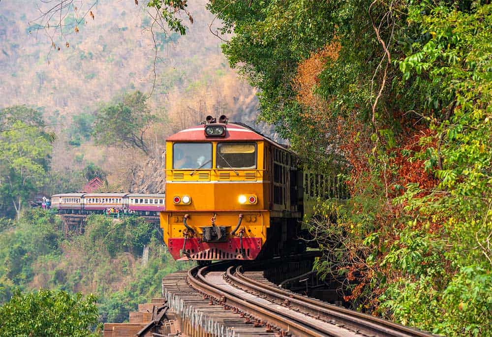 voyage en train de bangkok à ayutthaya