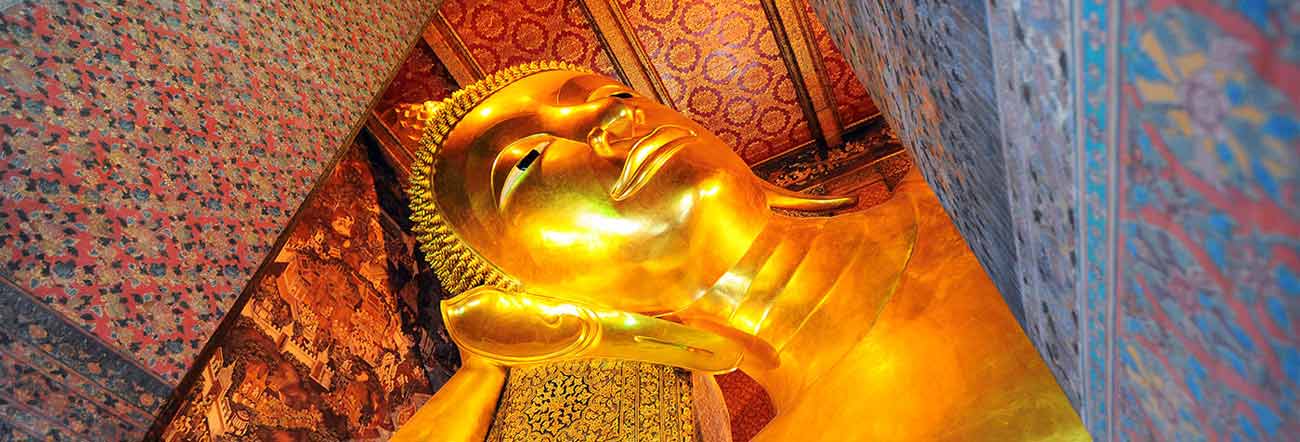 Bouddha couché de Wat Pho a Bangkok