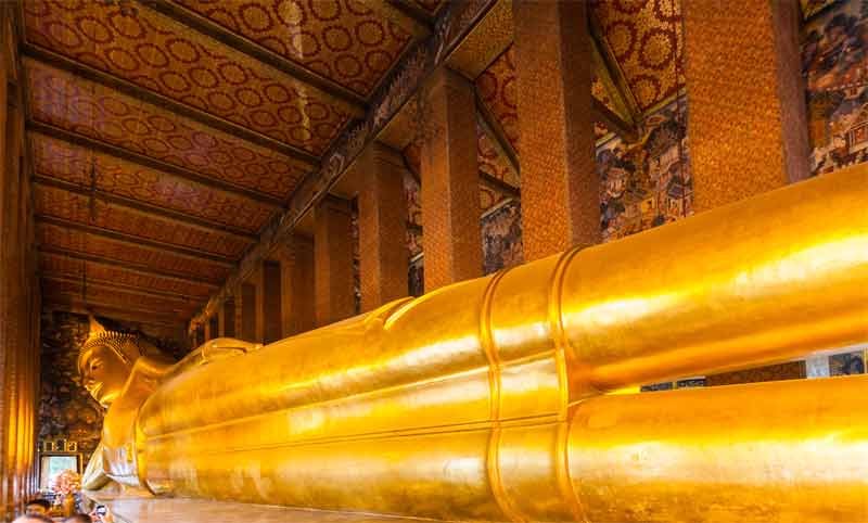 Statue Bouddha couché au Wat Pho