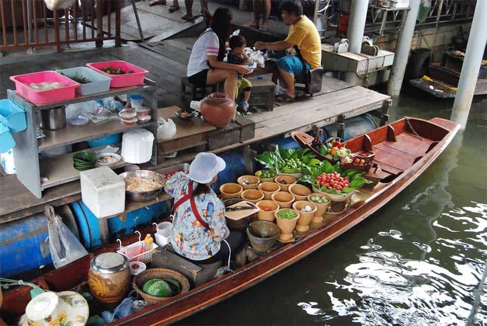 Marché flottant de Bang Nam Pheung