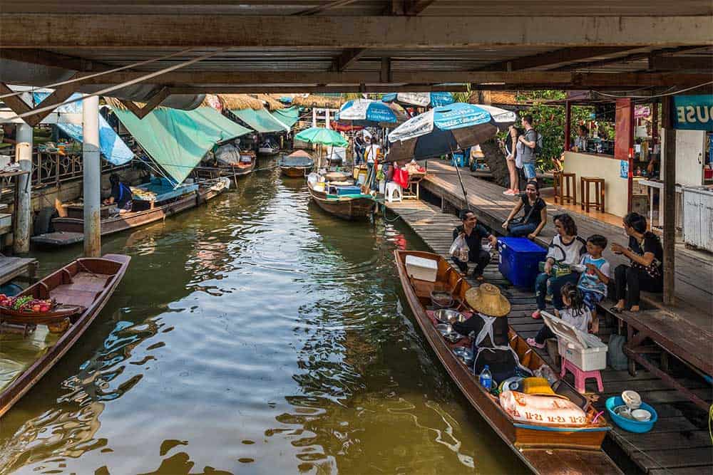 Marché flottant de Bang Noi