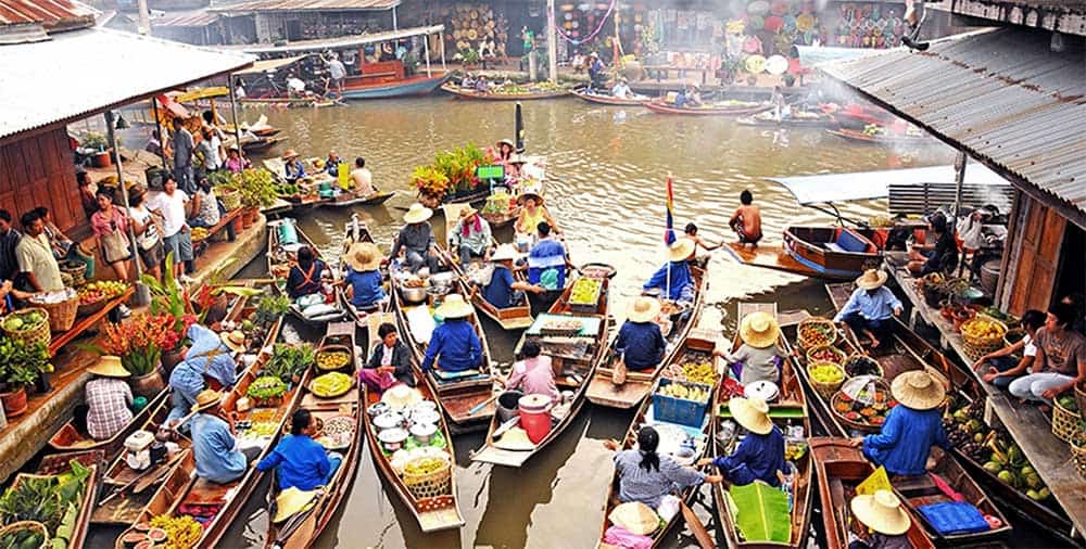 Marché flottant de Taling Chan