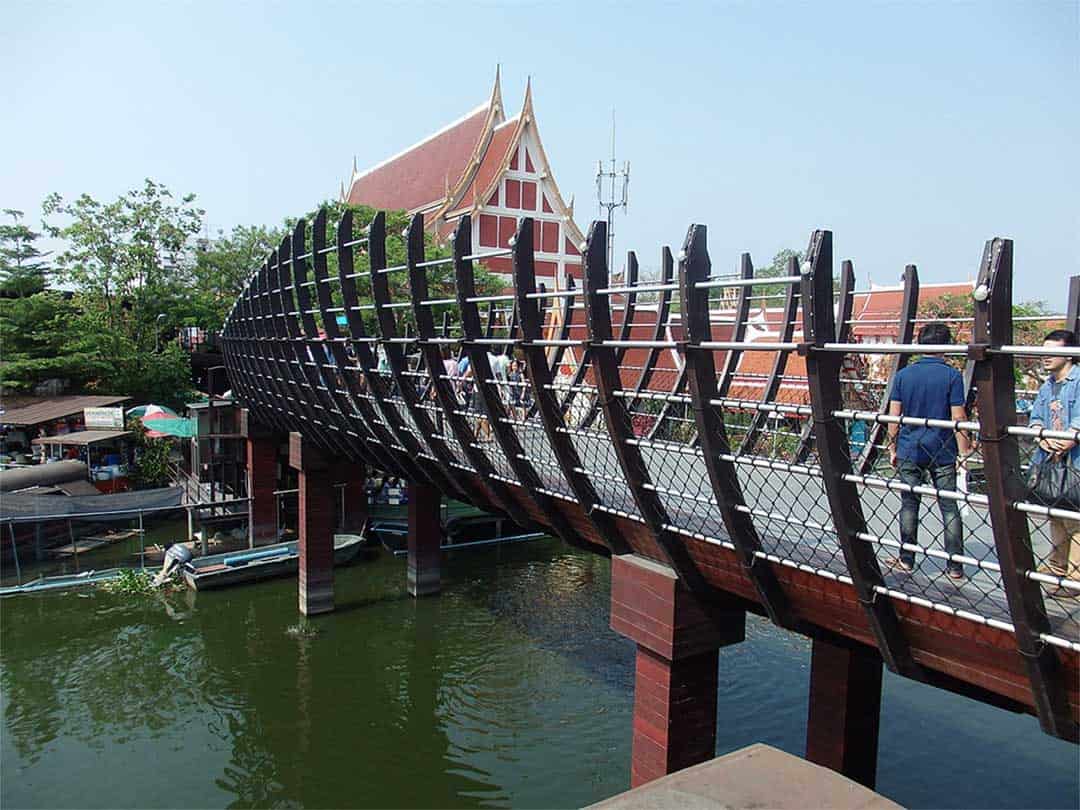 Pont du marché flottant de Kwan Riam