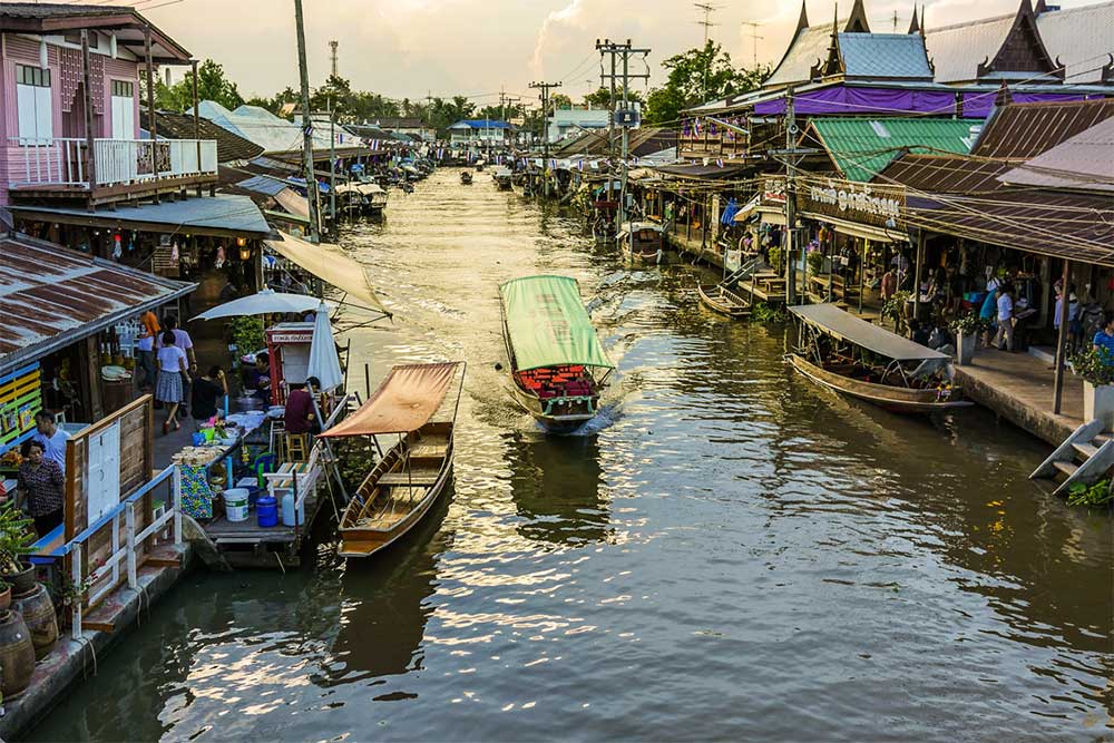 marché flottant de Bang Noi