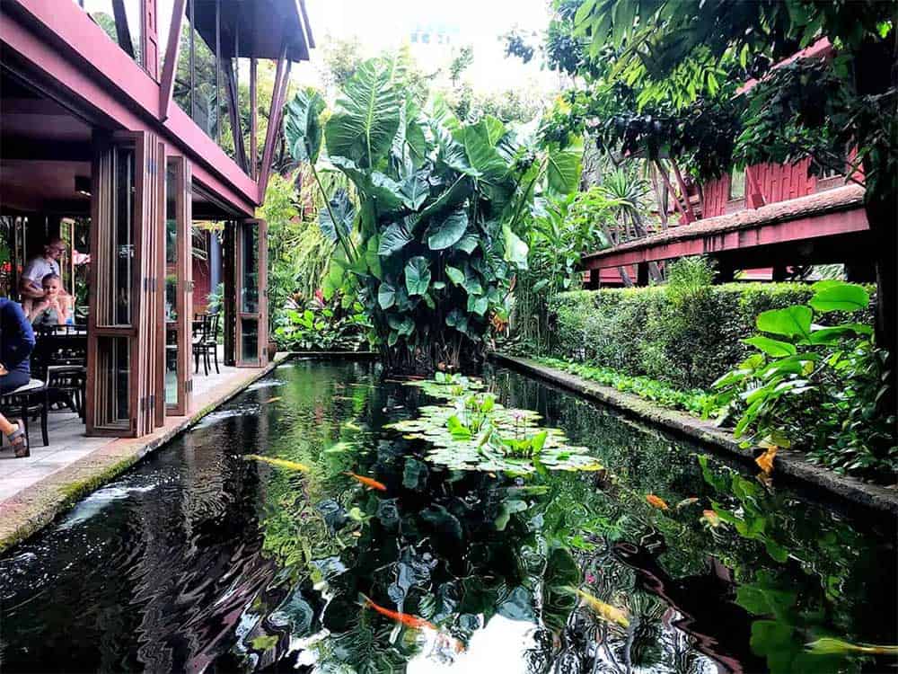 jardins maison de Jim Thompson - destination Bangkok