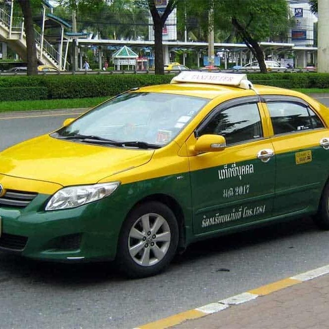 se déplacer en taxi a Bangkok