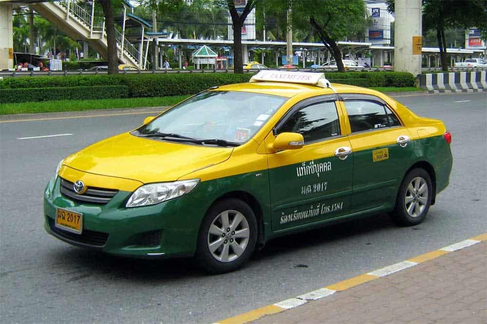 se déplacer en taxi a Bangkok