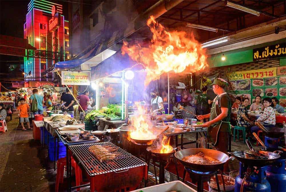 street food, fruits de mer et poisson à Chinatown - excursion guide francophone