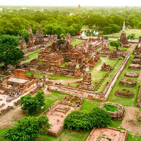 Guide du parc historique d'Ayutthaya